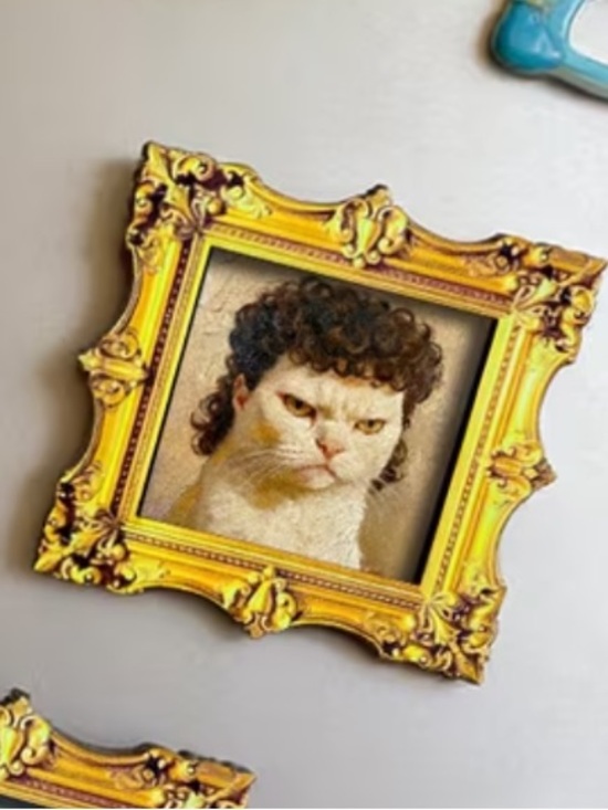 Other - Funny Cat Magnet “The Cattamaro Special” Retro Mullet Fridge Magnet
